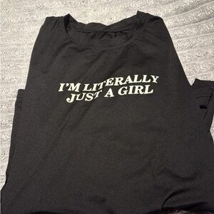 SHEIN Black Short Sleeve Tee